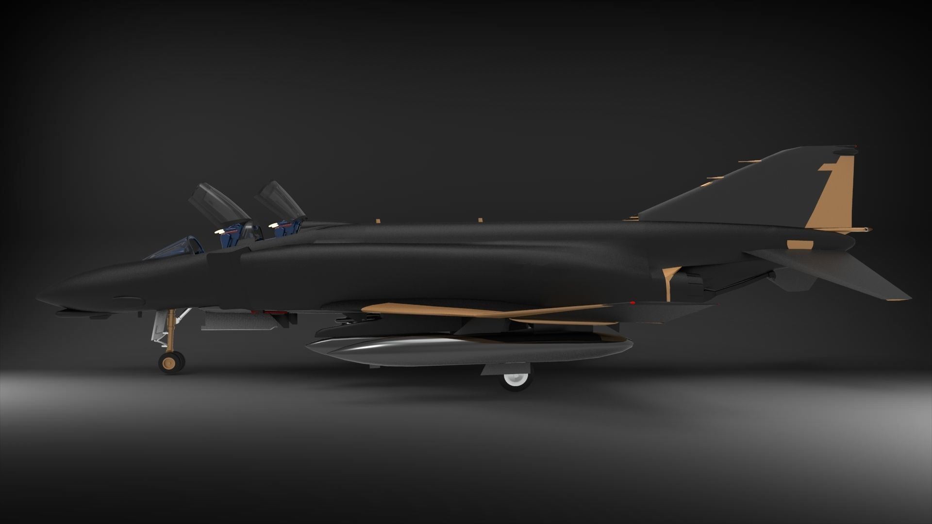 F-4 Phantom 3D model_6