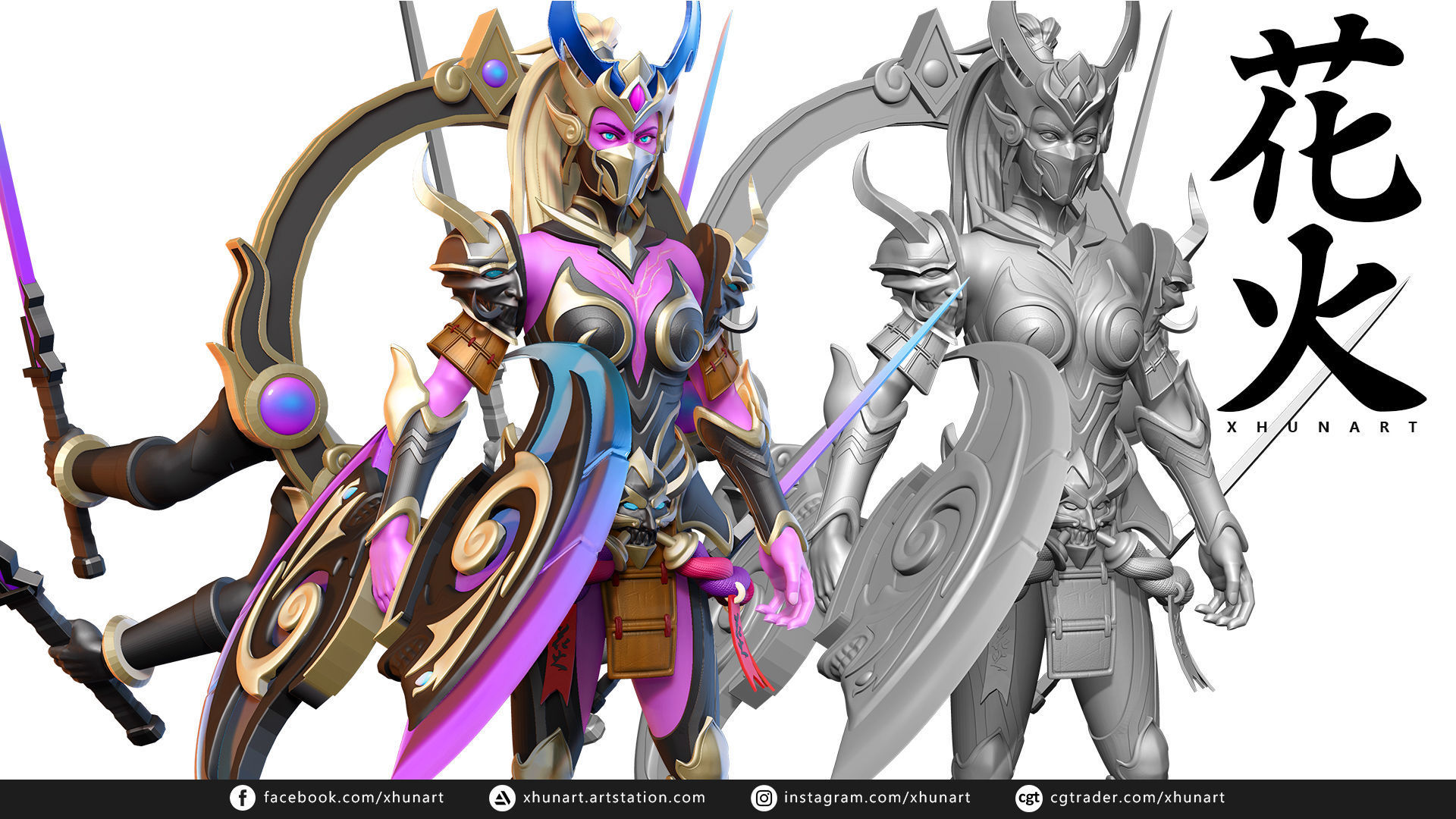 Hanabi Rakshesha STL 3D print model_1