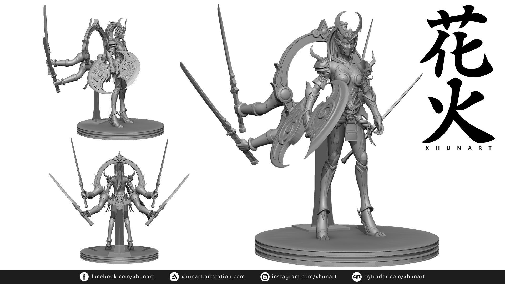 Hanabi Rakshesha STL 3D print model_3