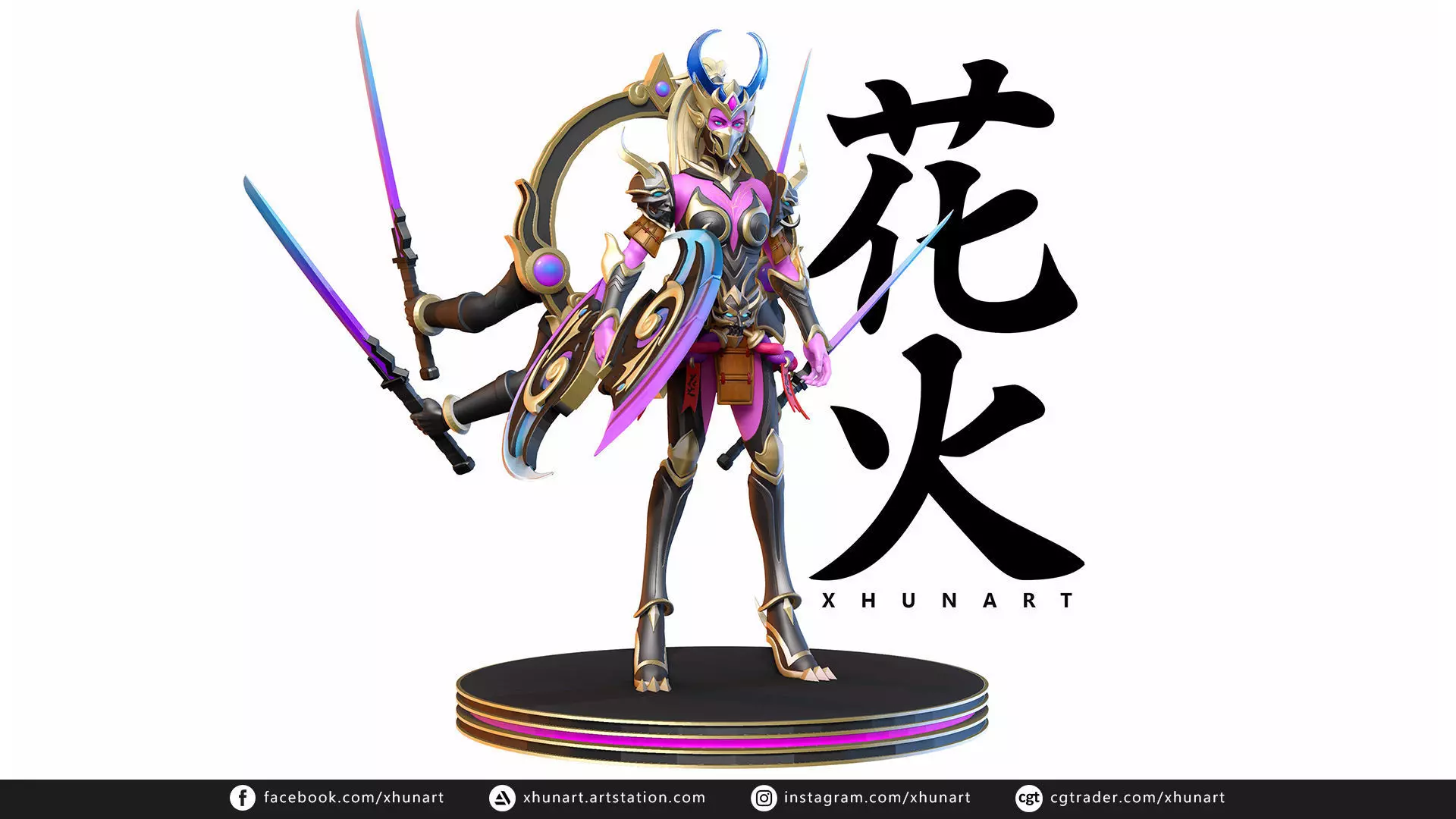 Hanabi Rakshesha STL 3D print model_0