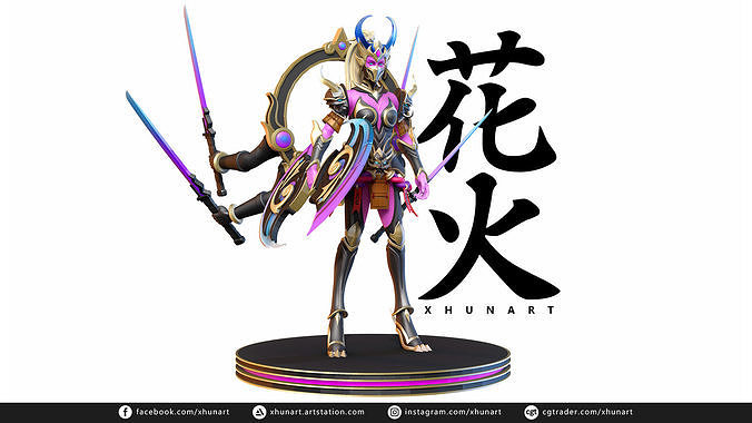 Hanabi Rakshesha STL 3D print model