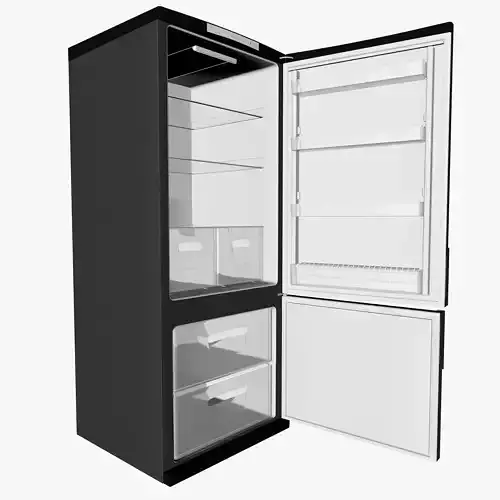 Black fridge