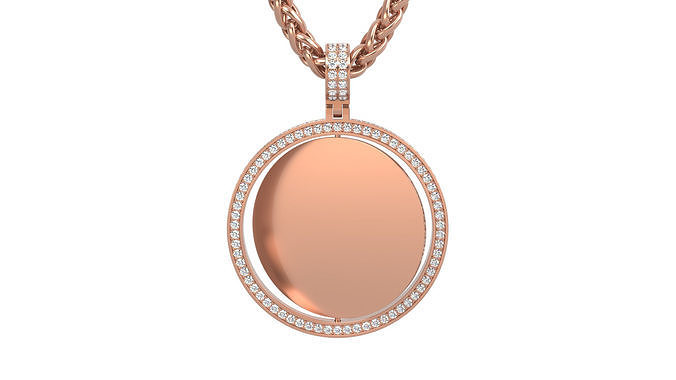 Picture pendant 1-2 inch N6 3D print model