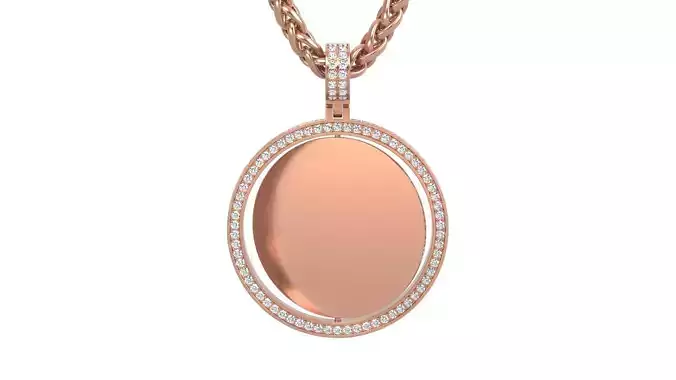 Picture pendant 1-2 inch N6 3D print model