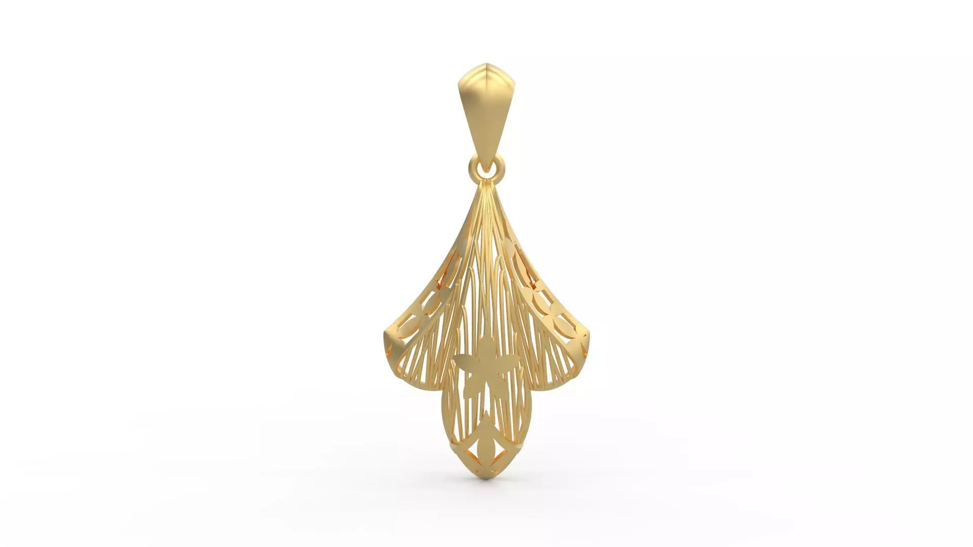 Ultra Vision Wicker Flower Pendant 3D print model_0