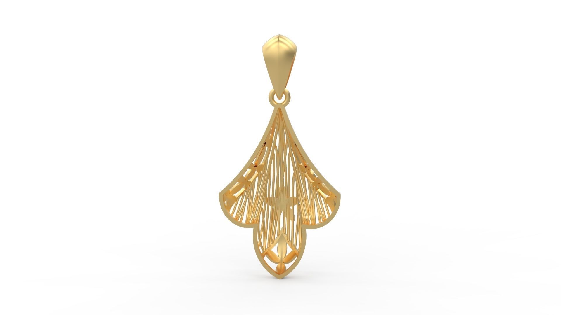 Ultra Vision Wicker Flower Pendant 3D print model_6