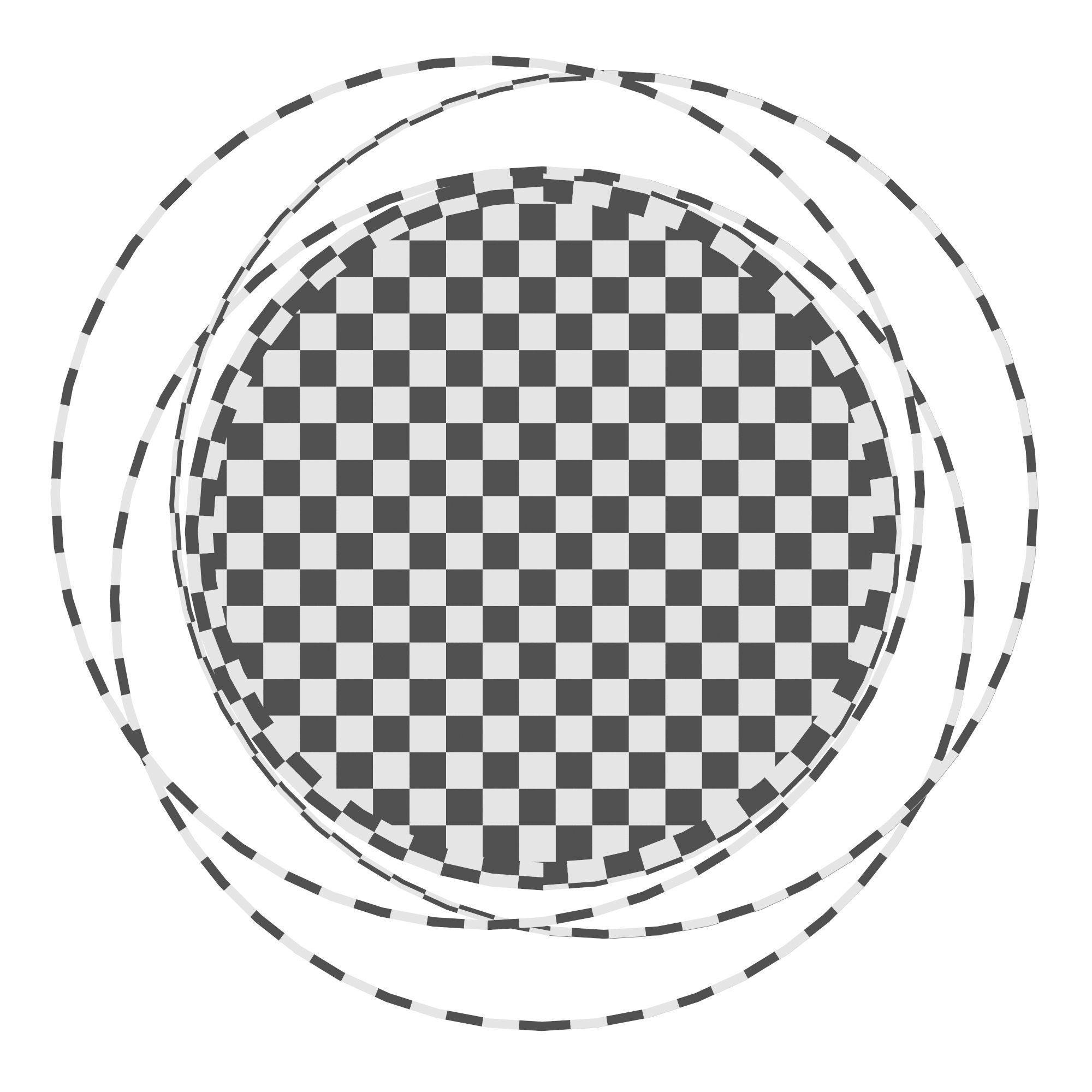 Glam Distressed Accent Mirror 3D model_3