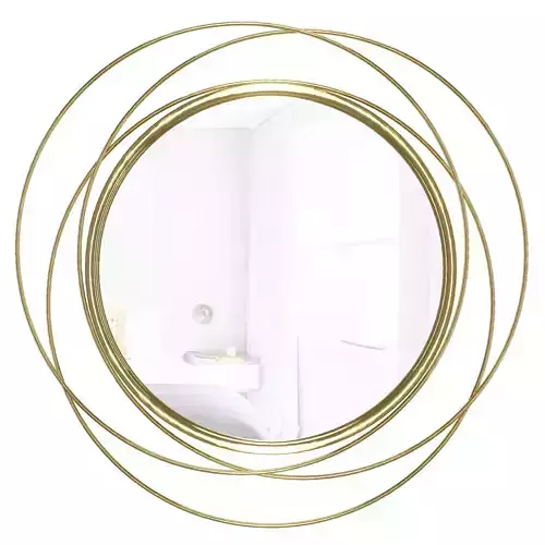 Glam Distressed Accent Mirror 3D model