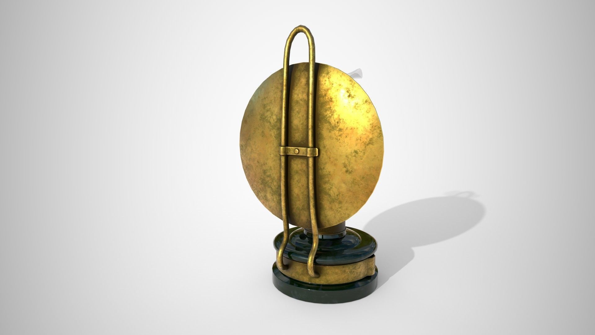 Oil lamp with shade CASSANDRA 3D model_6