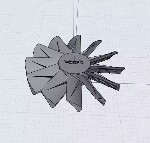 Redesigned propeller for Noctua fan