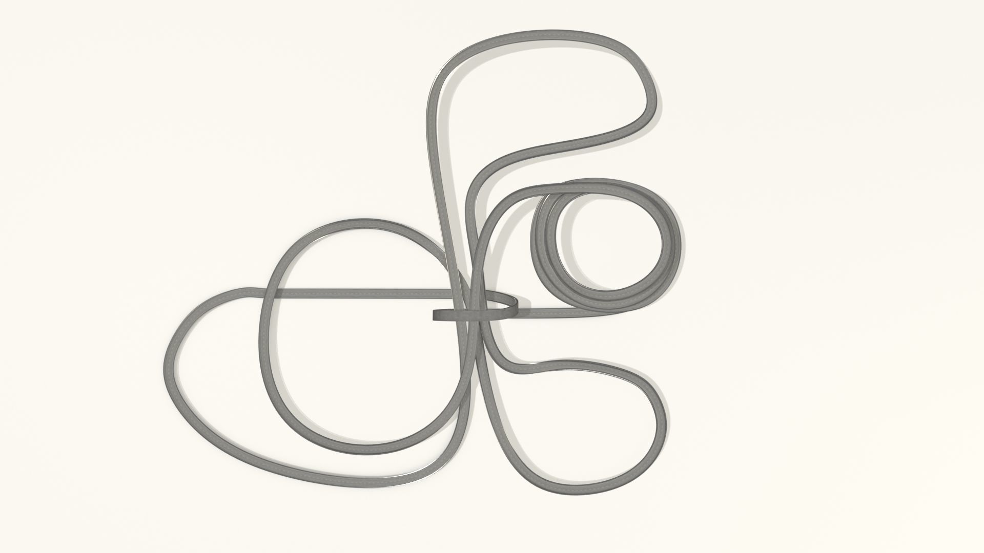 Acrobatic track Low-poly 3D model_26