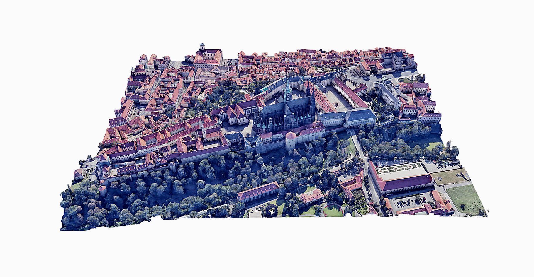 Prague Castle Low-poly 3D model_6
