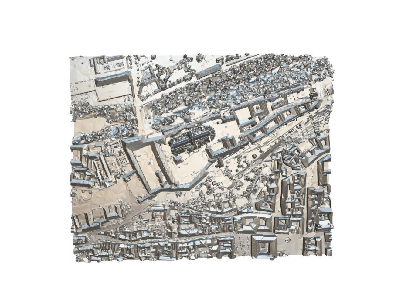 Prague Castle Low-poly 3D model_9