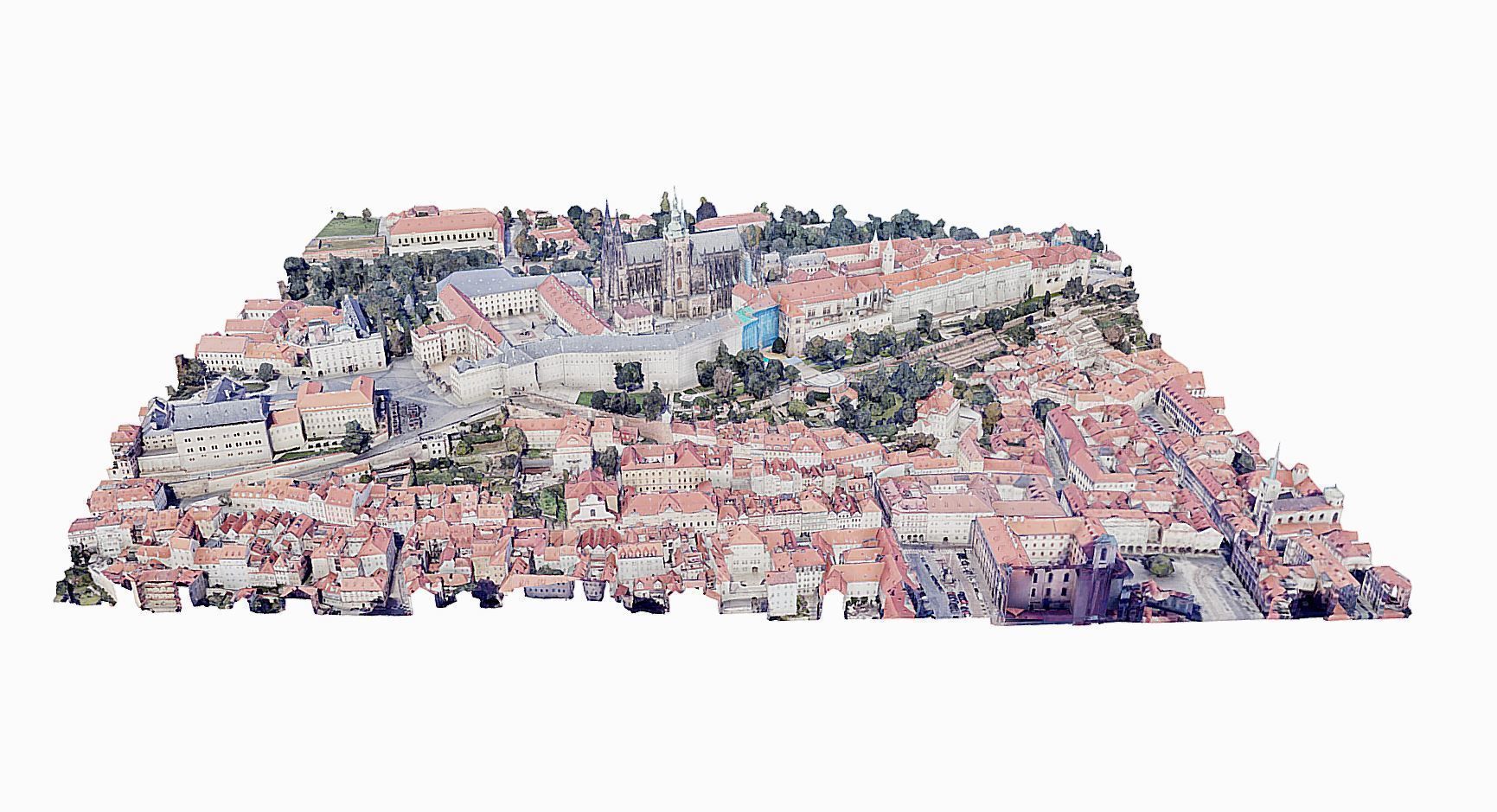 Prague Castle Low-poly 3D model_4
