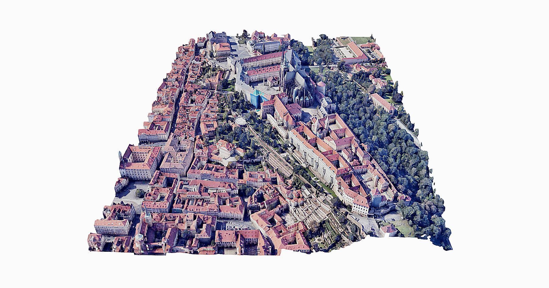 Prague Castle Low-poly 3D model_5