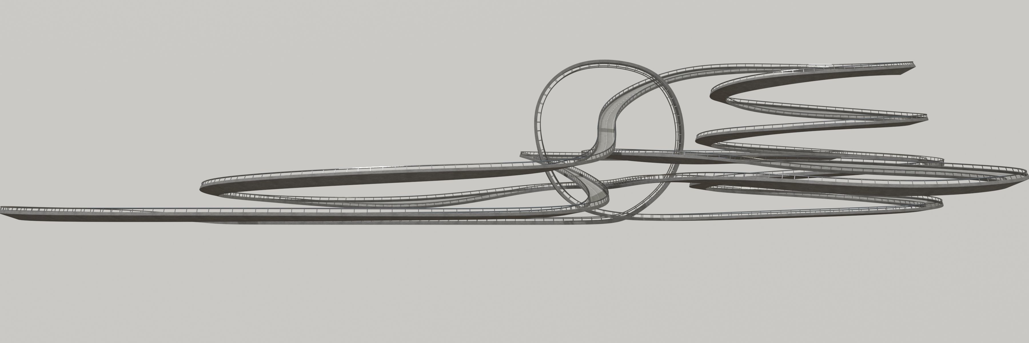 THREE ACROBATIC TRACKS 3D Model Collection_46