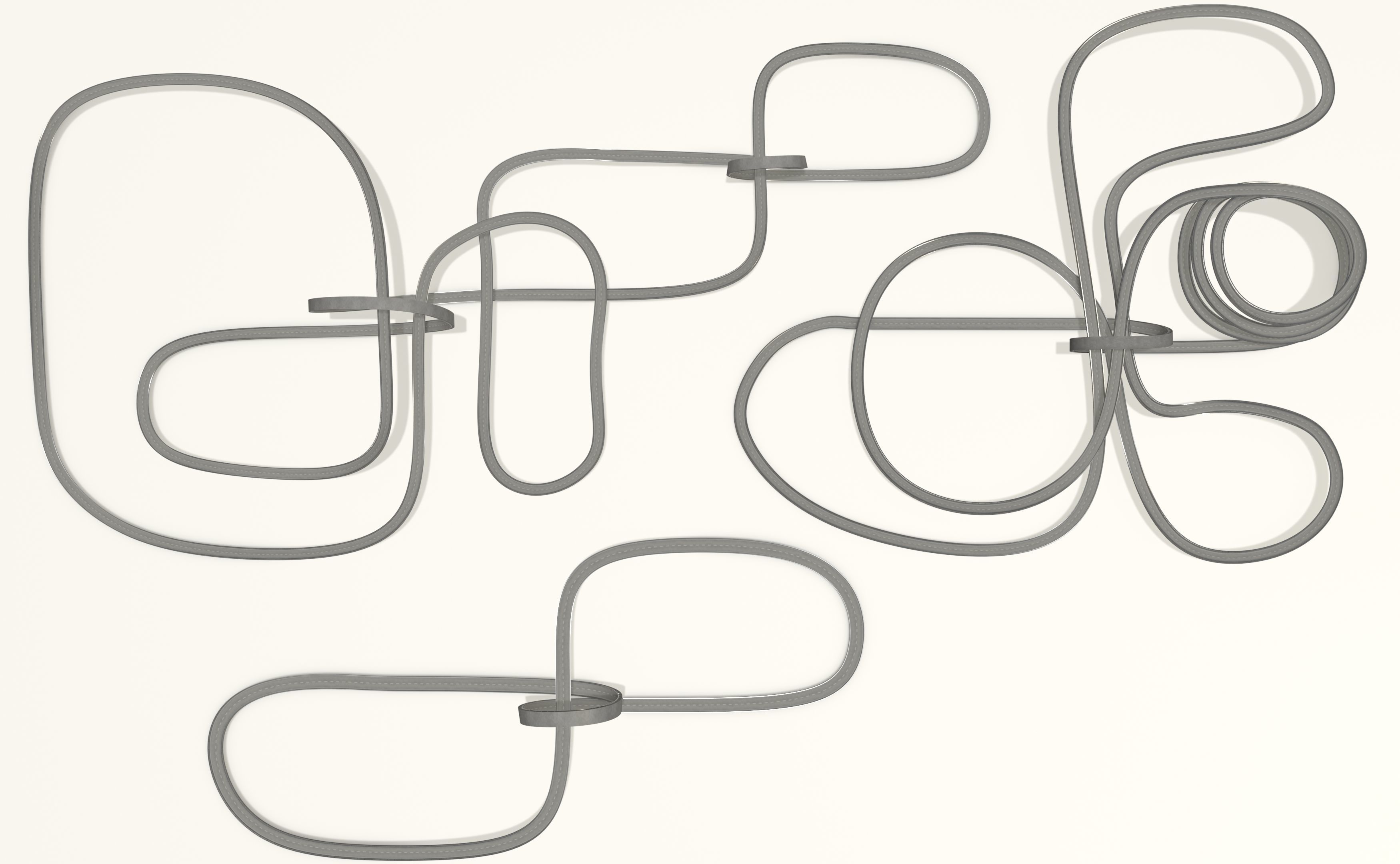 THREE ACROBATIC TRACKS 3D Model Collection_1