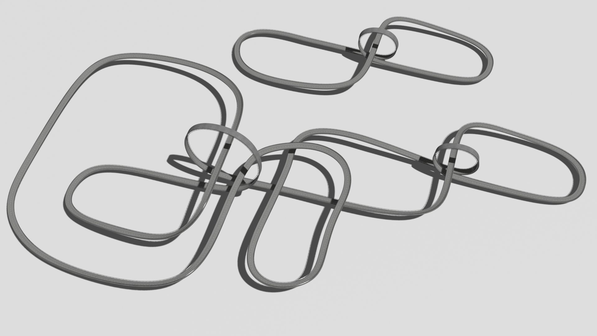 THREE ACROBATIC TRACKS 3D Model Collection_23