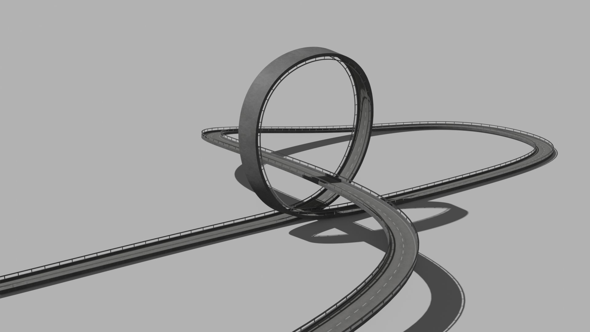 THREE ACROBATIC TRACKS 3D Model Collection_19