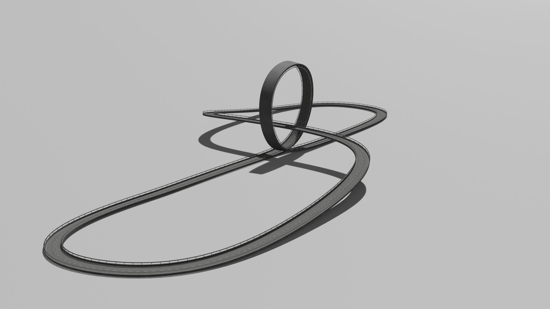 THREE ACROBATIC TRACKS 3D Model Collection_15