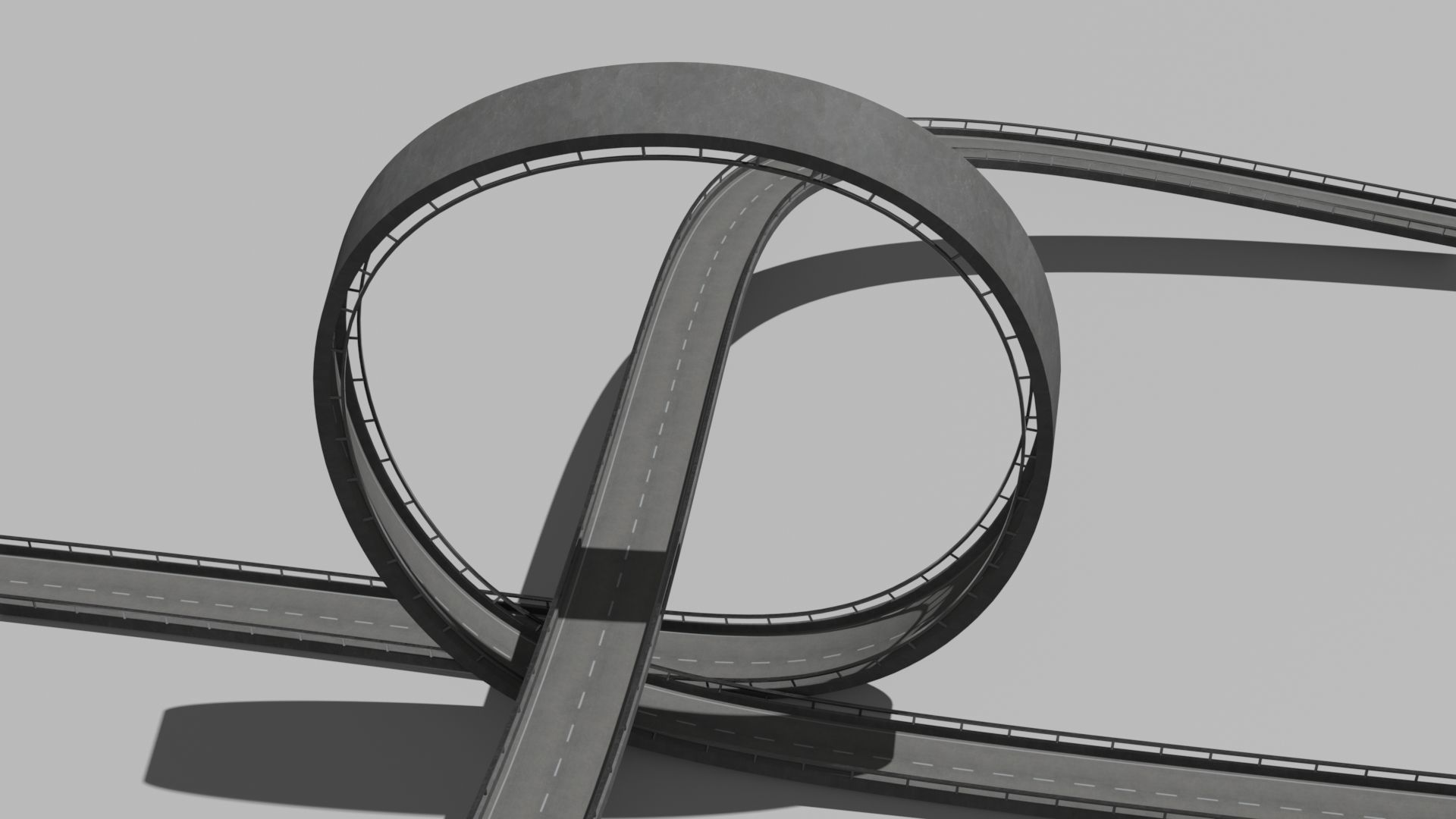 THREE ACROBATIC TRACKS 3D Model Collection_27