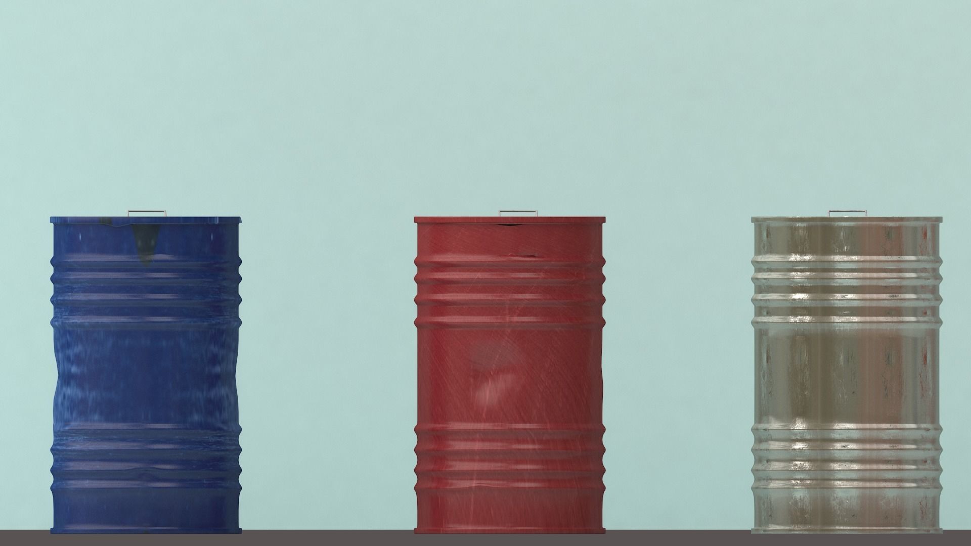 Oil Barrel 3D model_1