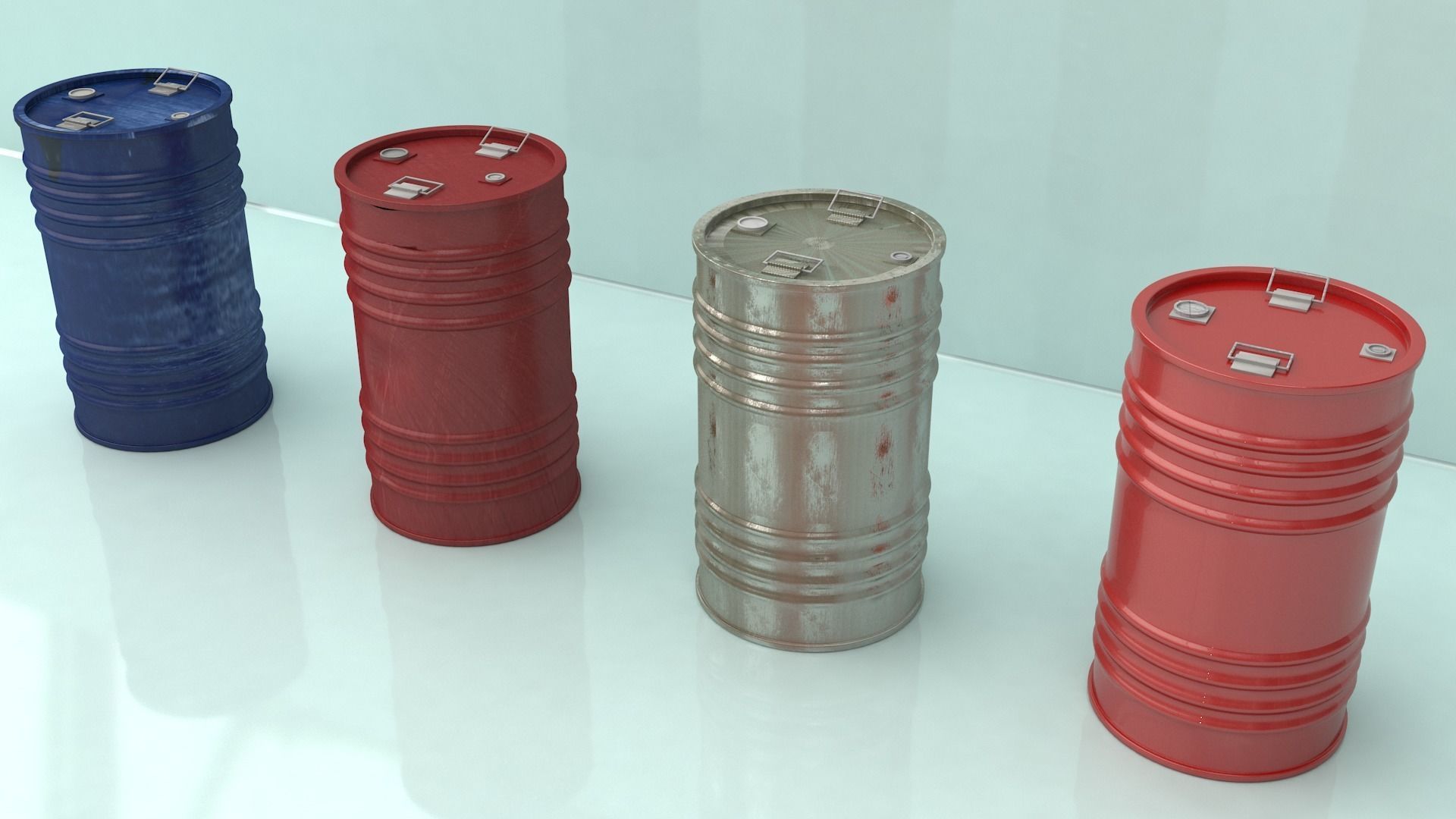 Oil Barrel 3D model_3