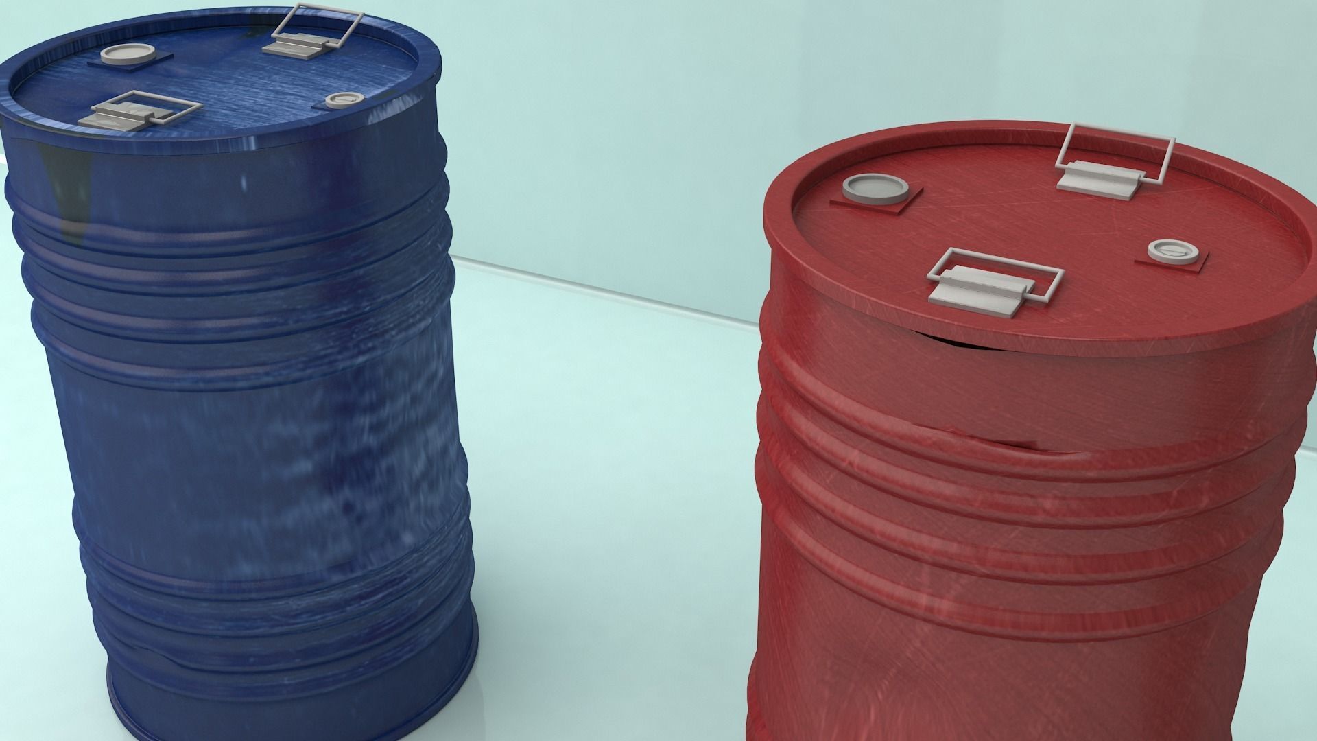 Oil Barrel 3D model_4