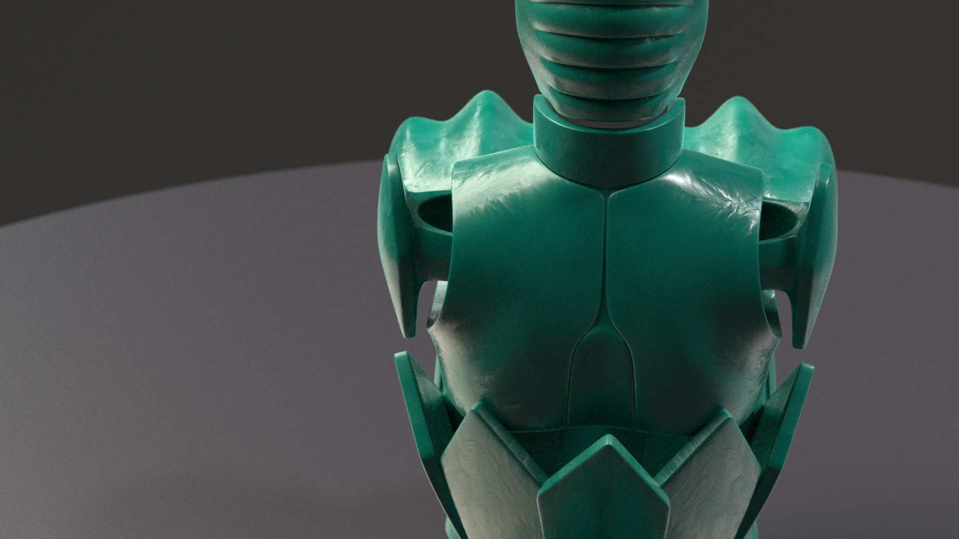 Shiryu Dragon Cloth Low-poly 3D model_9