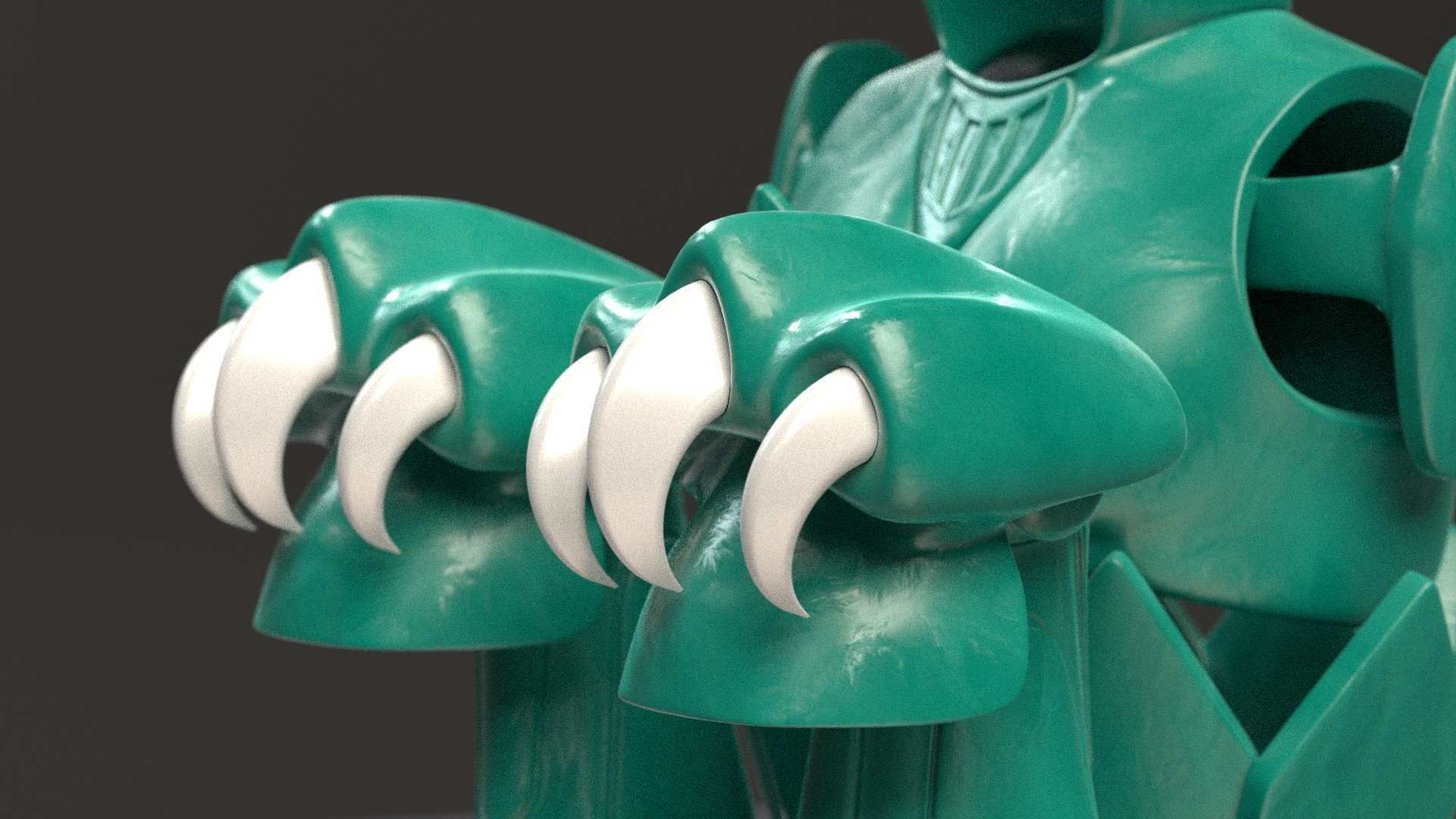 Shiryu Dragon Cloth Low-poly 3D model_7