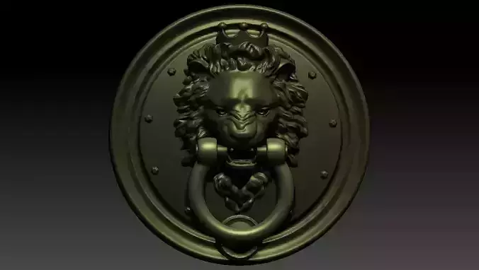 Lion Head Door Knocker 