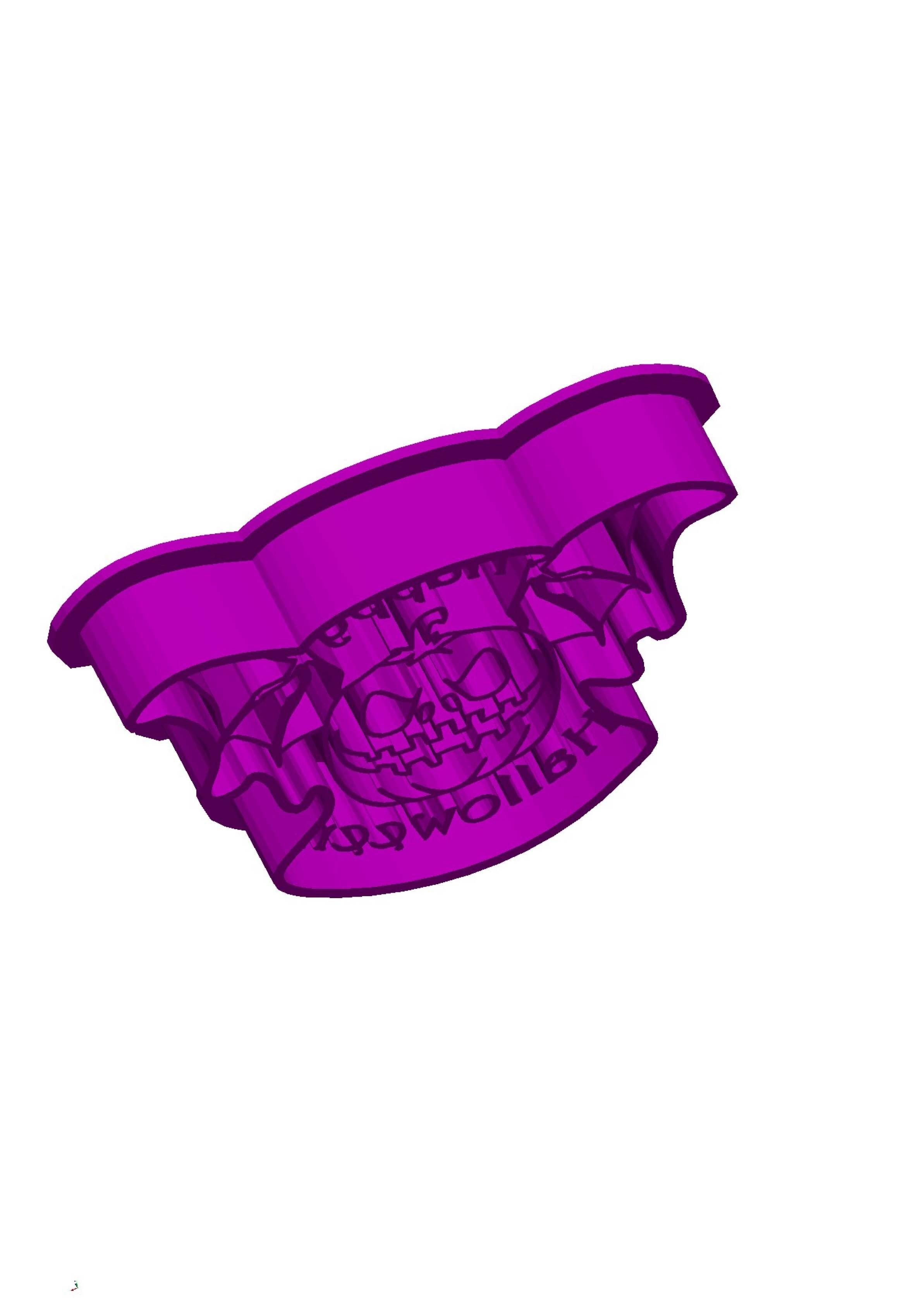 Halloween Cookie Cutter 3D print model_2