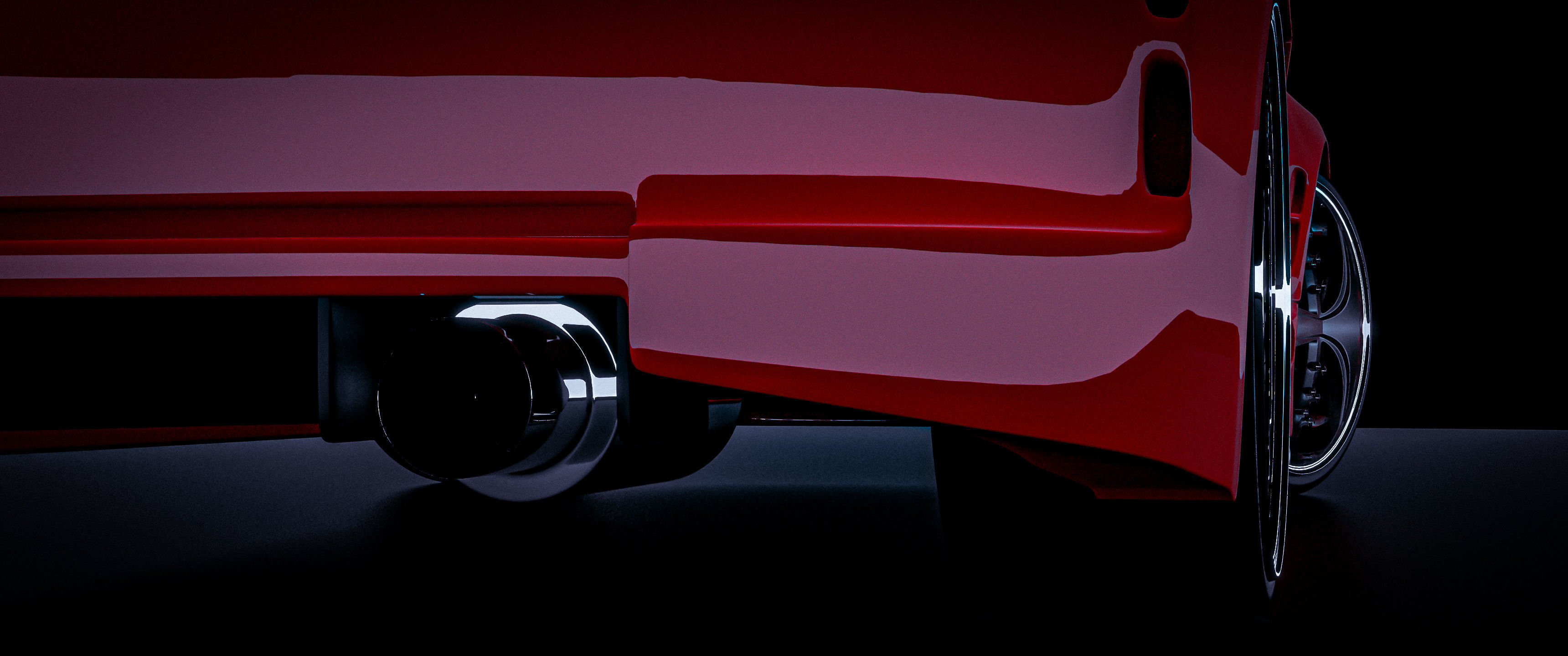 HKS Hi-Power --- END PART ONLY free 3D model | CGTrader