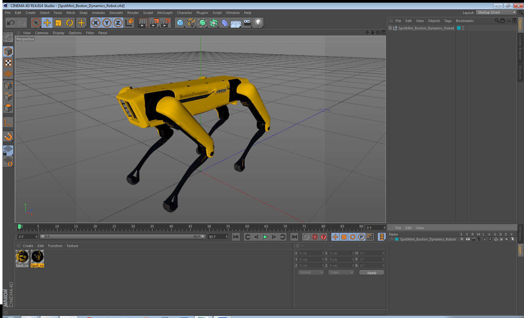 SpotMini Boston Dynamics Robot 3D model_19