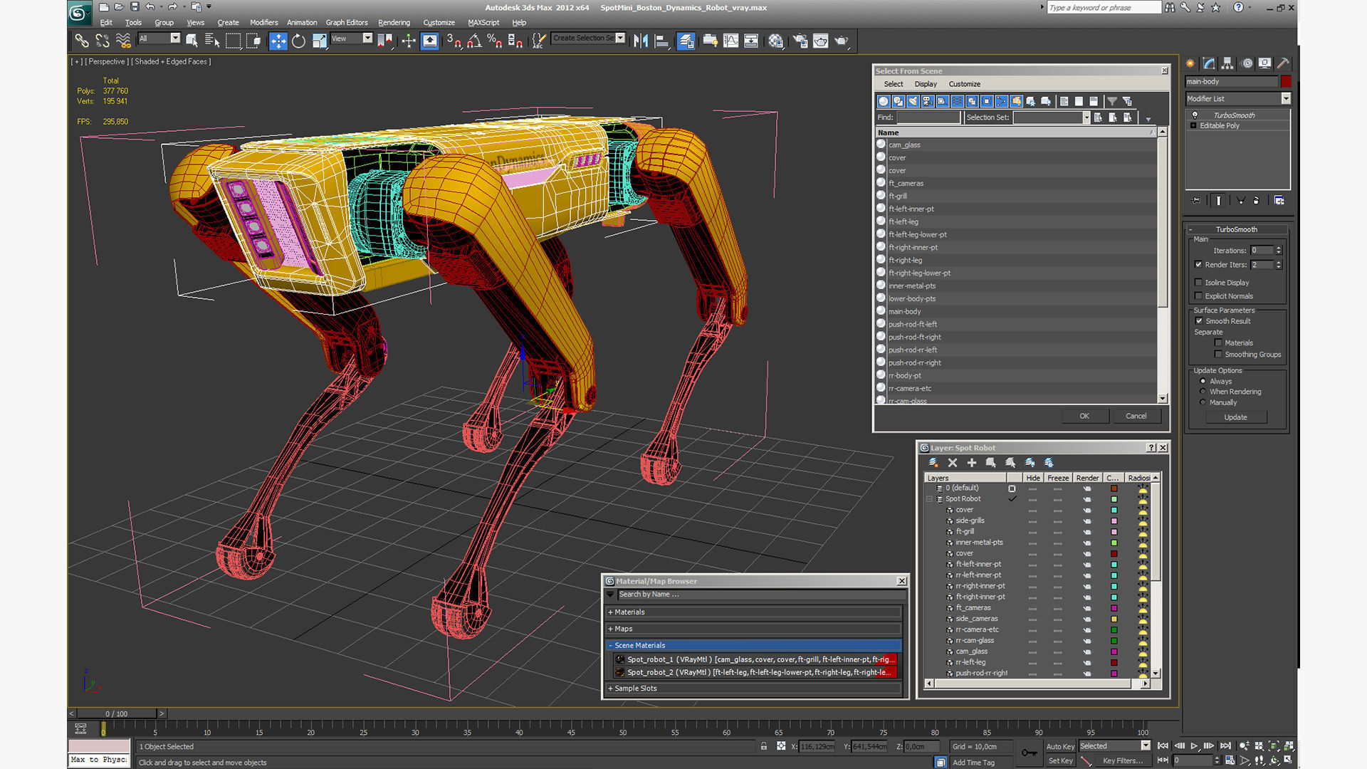 SpotMini Boston Dynamics Robot 3D model_17