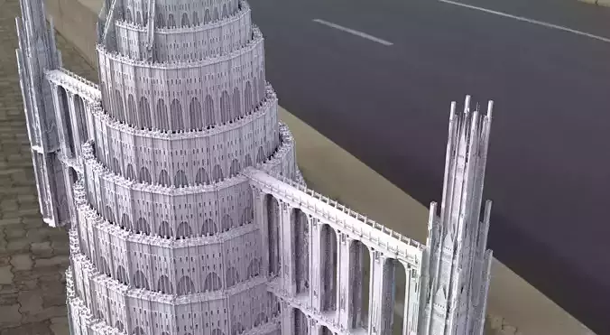 Babylon Aqueduct Huge tower