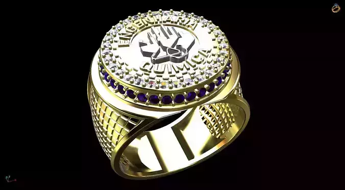 Professions Ring 3D print model
