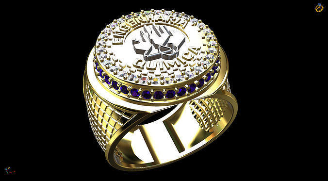 Professions Ring 3D print model