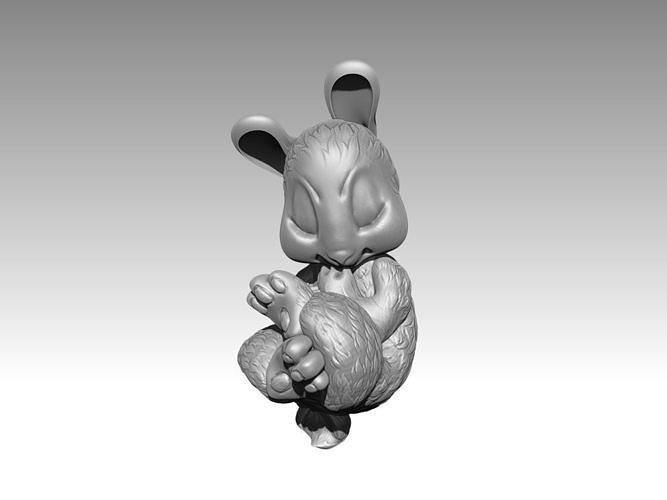 BUNNY RABBIT cute baby  3D print model