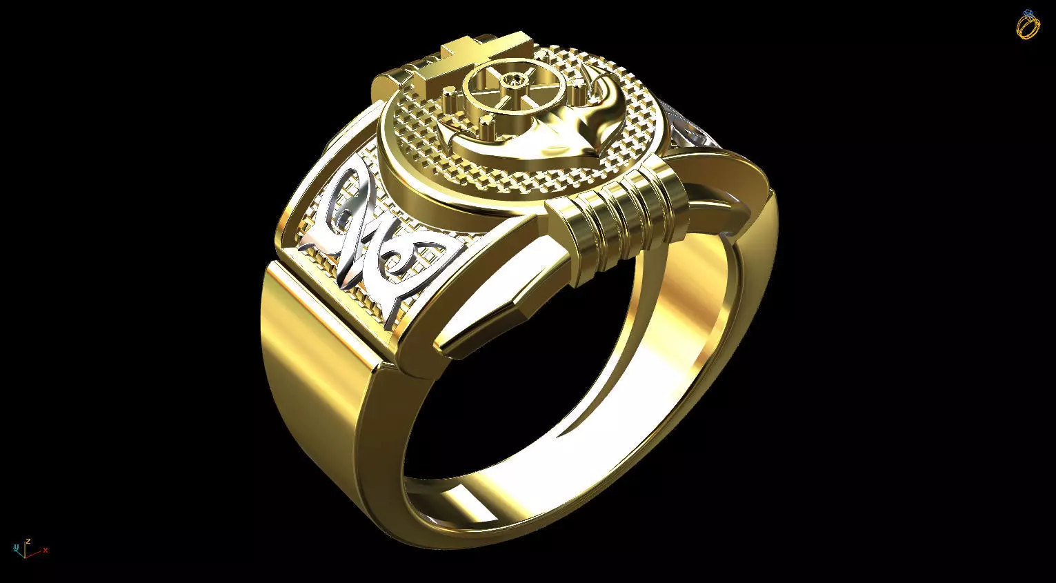 Wheel ring 3D print model
