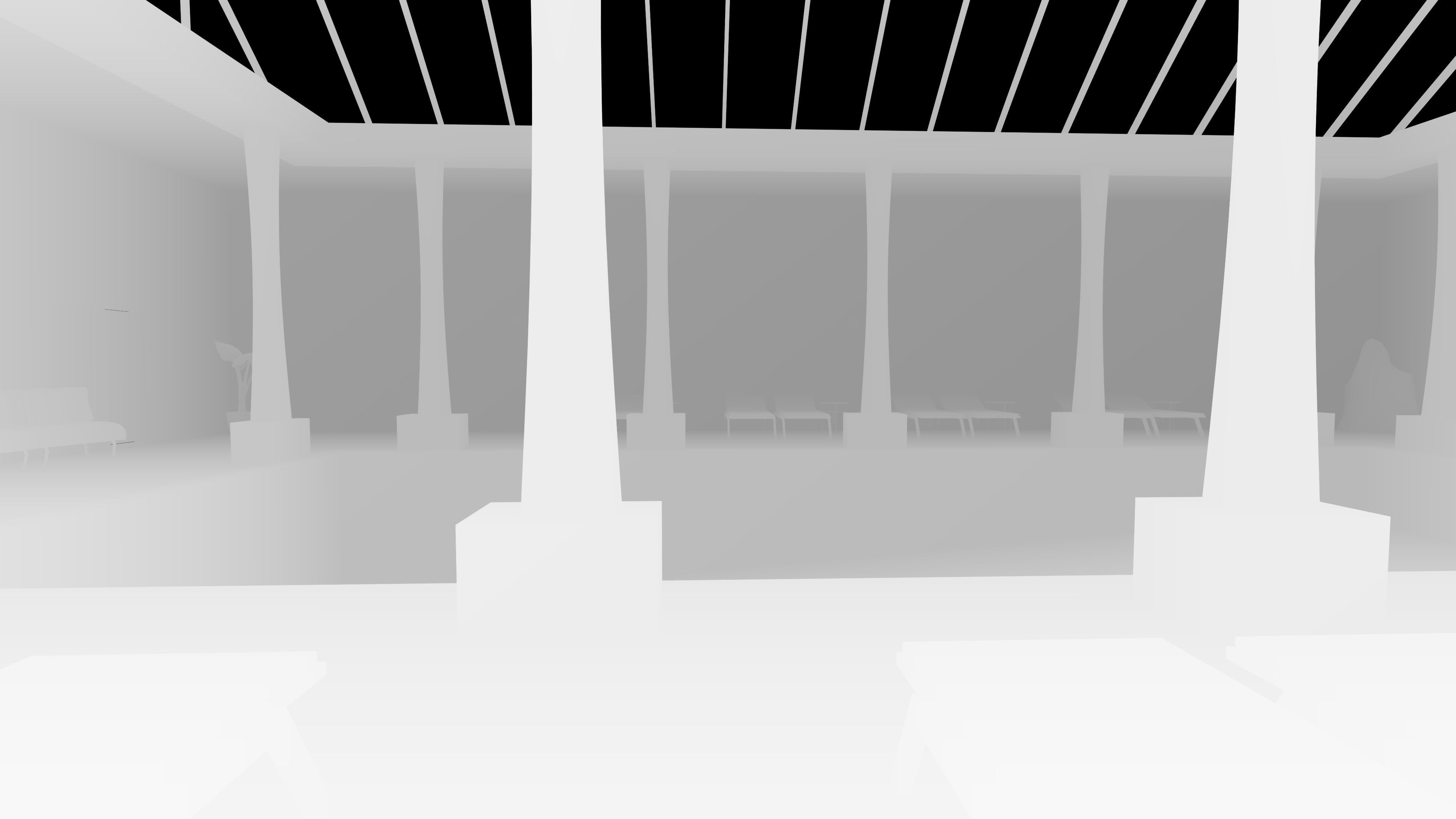 swimming pool room design  3D model_6