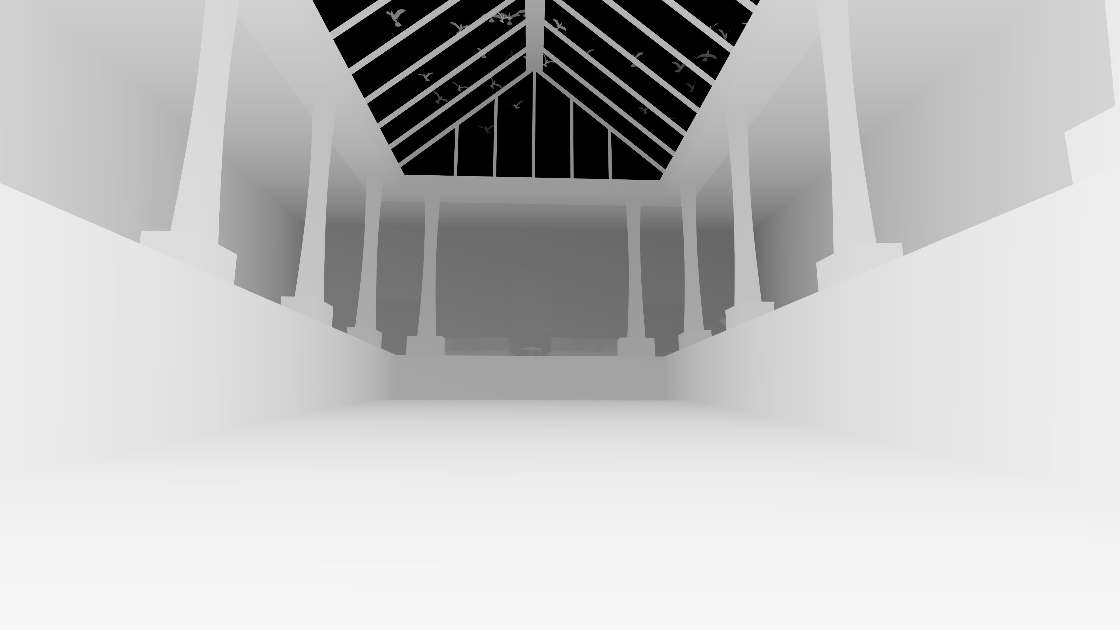 swimming pool room design  3D model_13