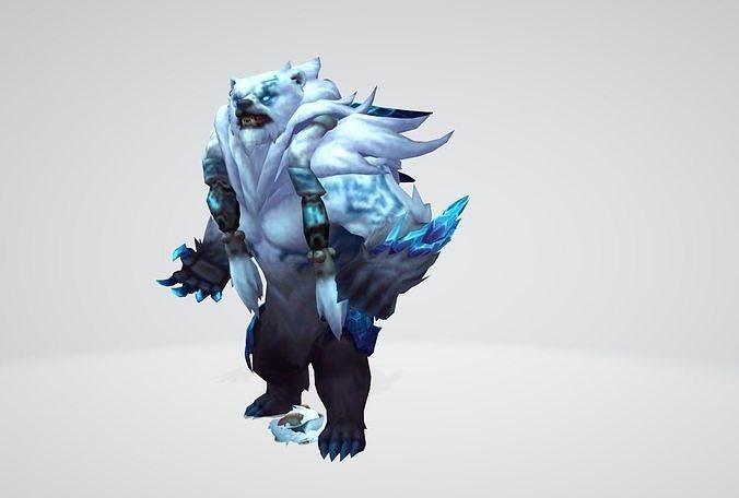 Free League of Legends Volibear Model 3DPrinting Free 3D print model