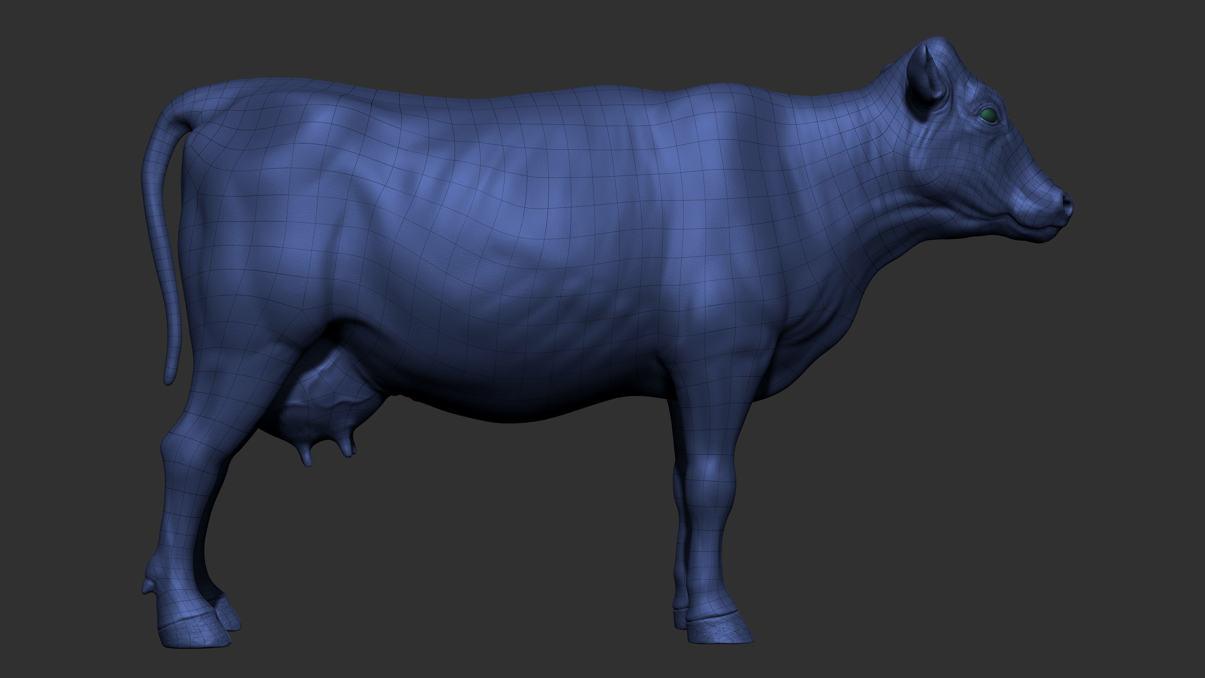 COW-ZTL cow Low-poly 3D model_13