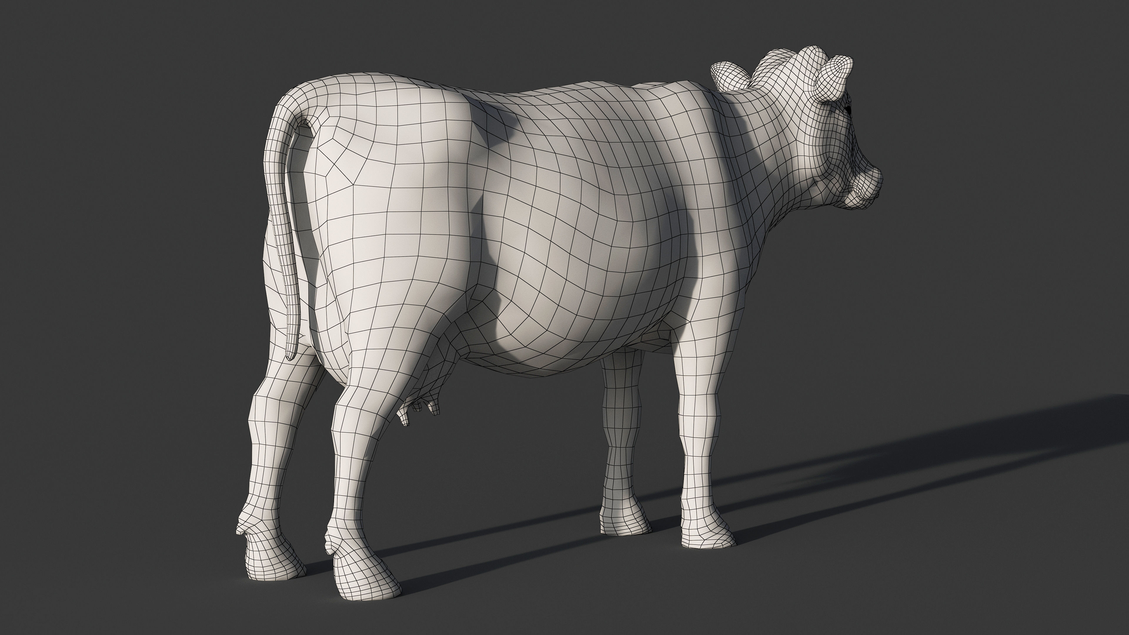 COW-ZTL cow Low-poly 3D model_12