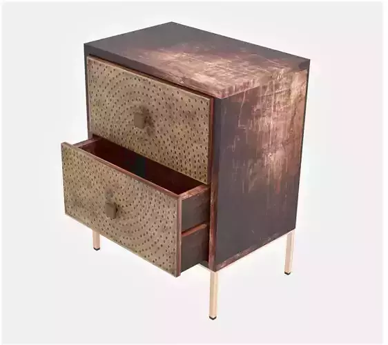 Nightstand with two drawers