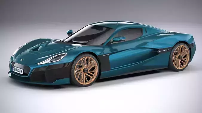 Rimac Nevera 2022 LowPoly