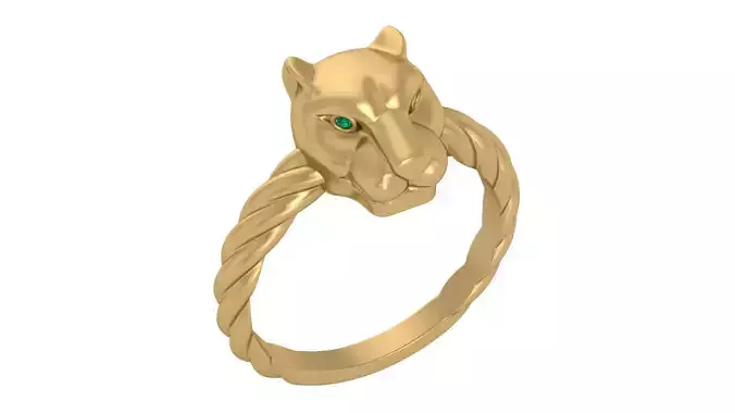Tiger Twist Ring