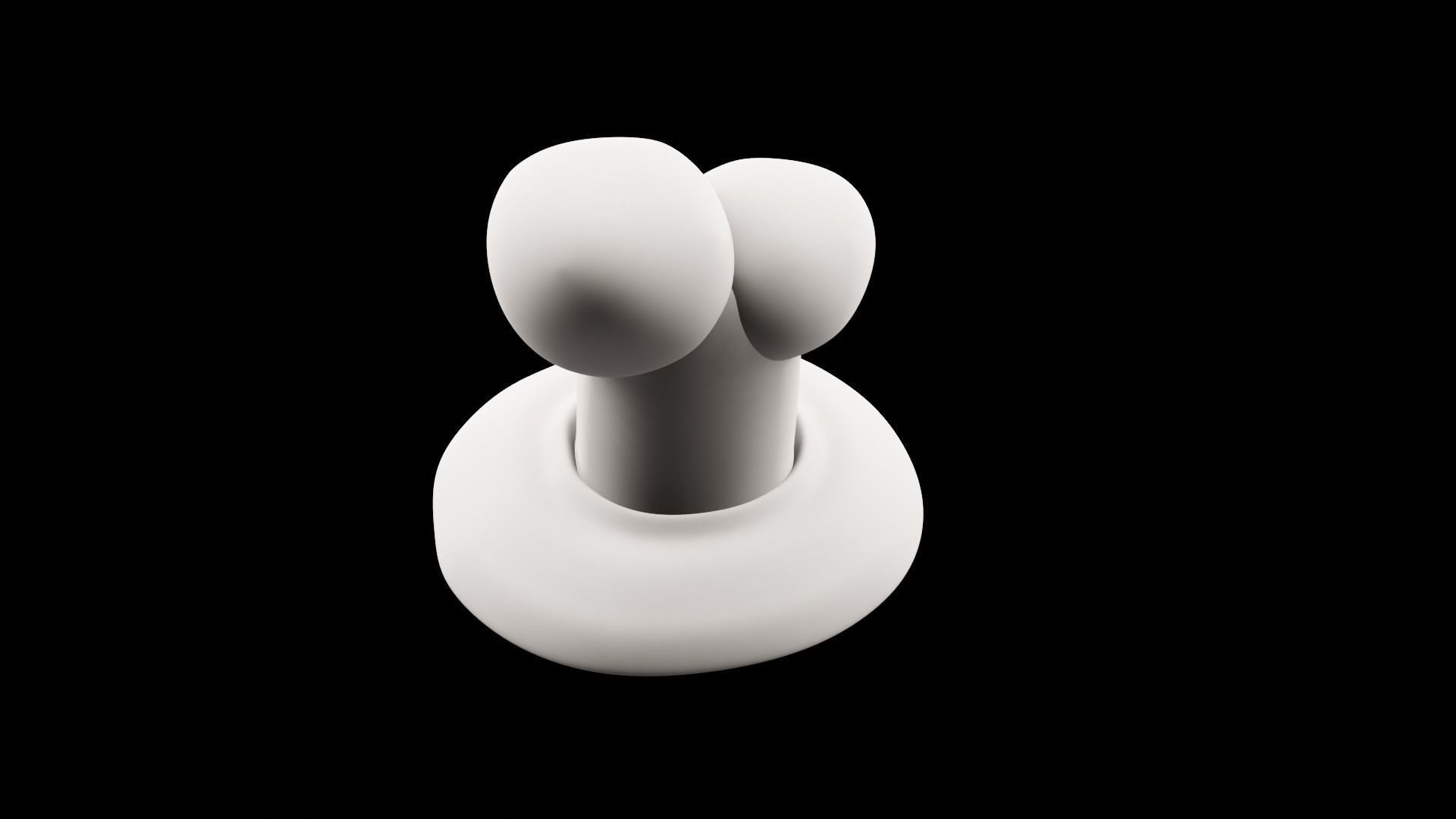 Frog Foot PENCIL HOLDER Flexible print 3d - blender 3d Free 3D print model_15