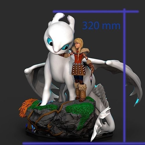 Astrid Hofferson -Statue  3D print model